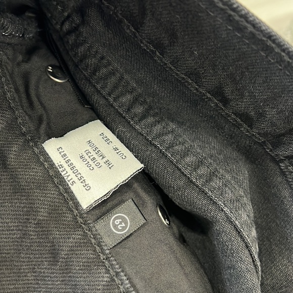 GRLFRND Bella Low Rise boyfriend in The Mission Black Sz 29 - Picture 8 of 8